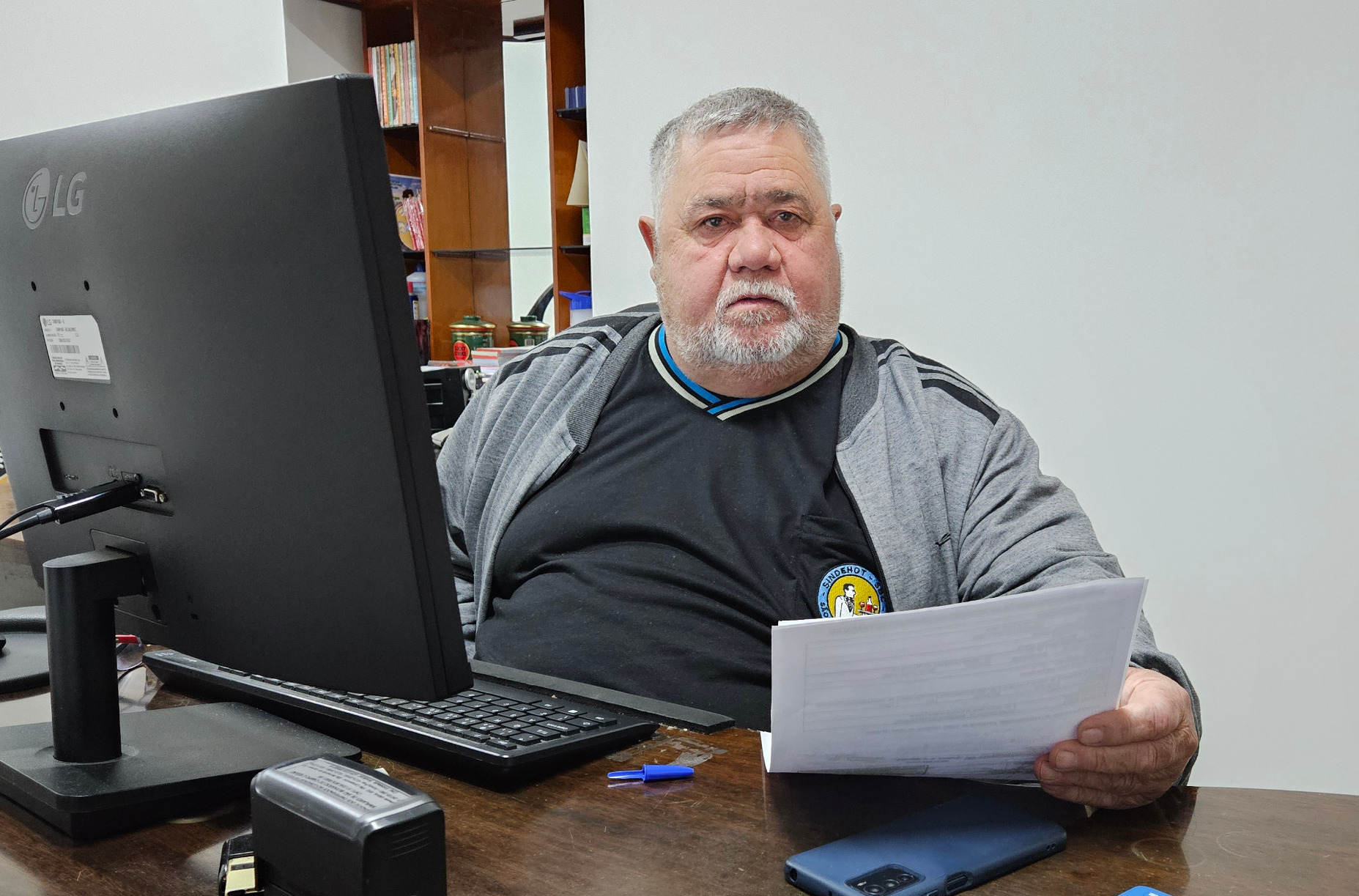 Levi Gusmão — Presidente do SINDEHOT-SBC